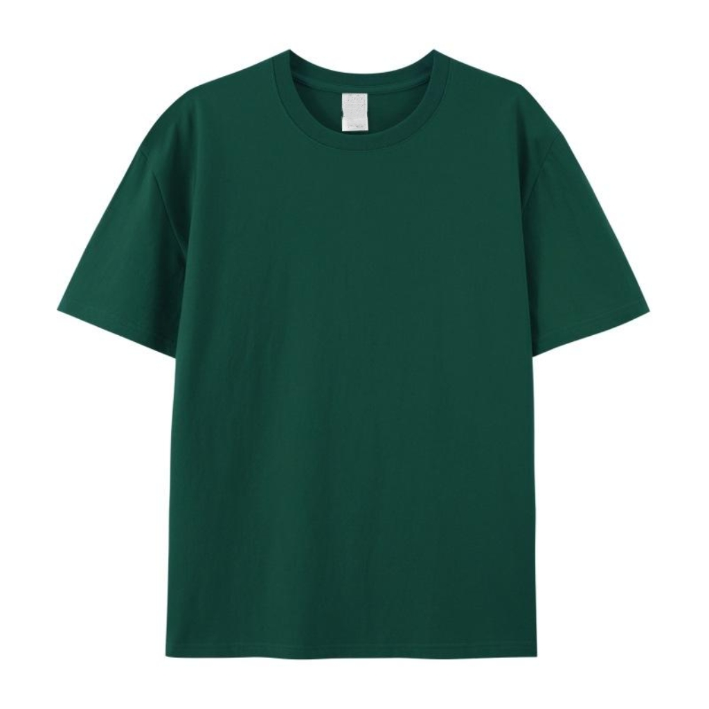 Unisex Pure Cotton Round Neck T-Shirt 1