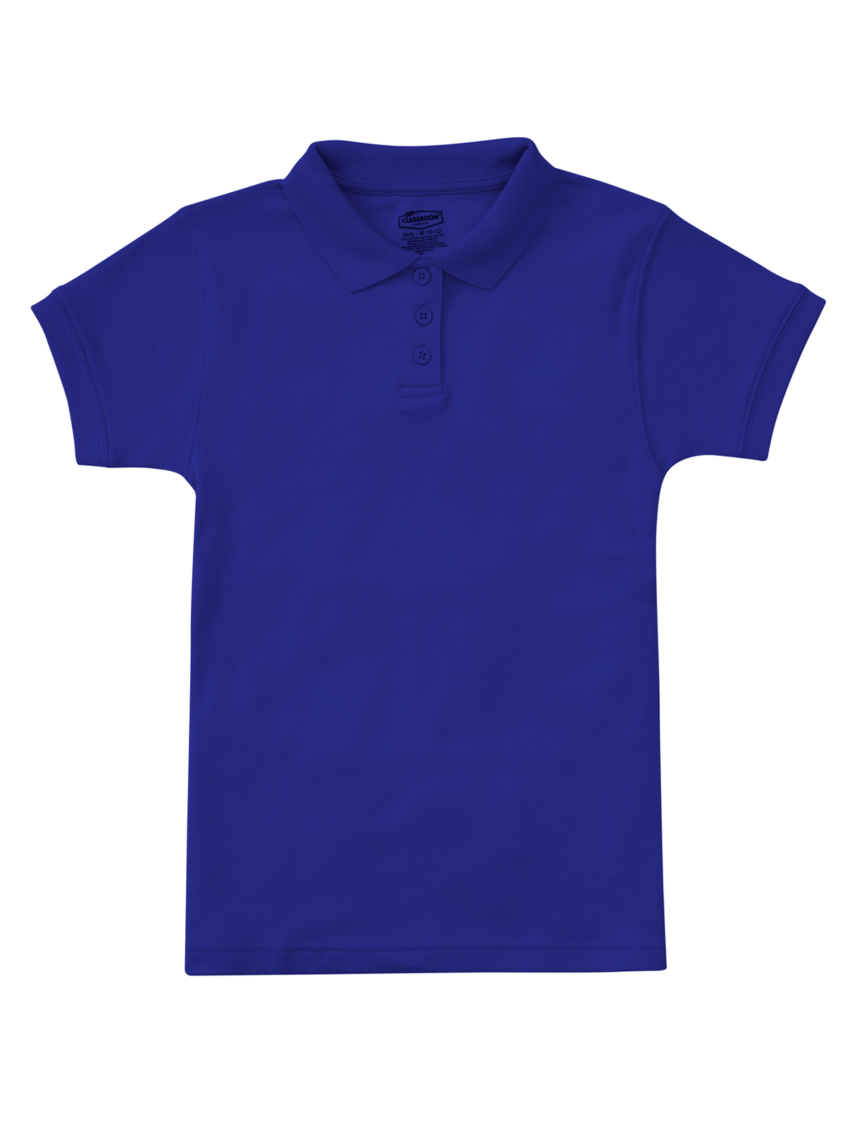 Classroom Uniforms - Girls' Short Sleeve Fitted Interlock Polo 3