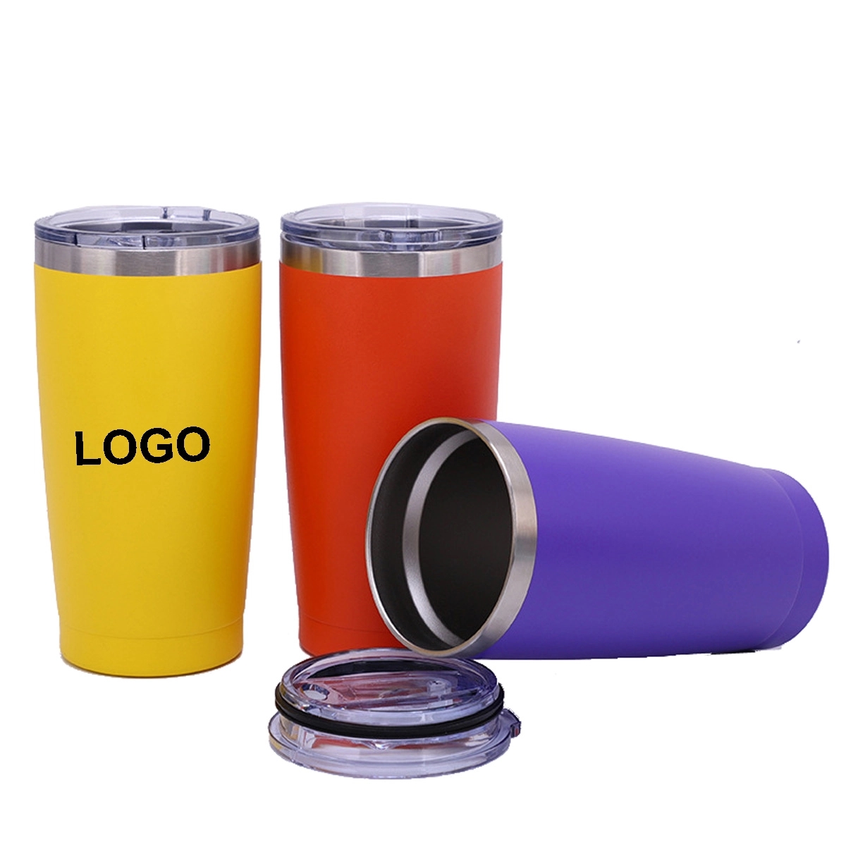 20oz Stainless Steel Tumbler with Lid 3
