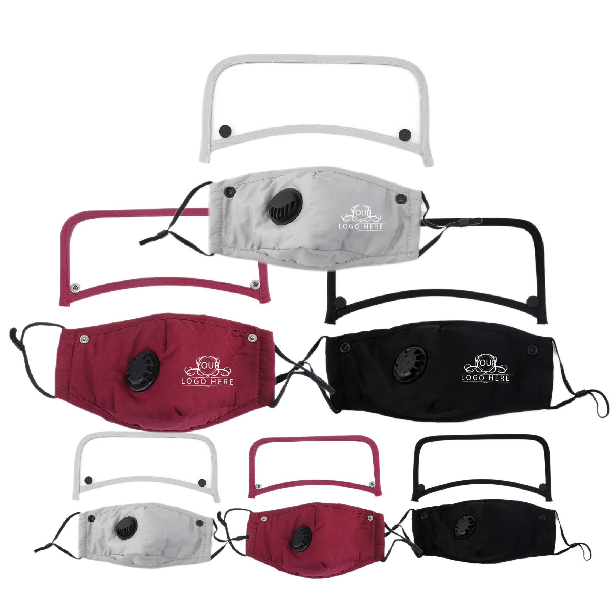 Mask with Detachable Eyes Shield 1