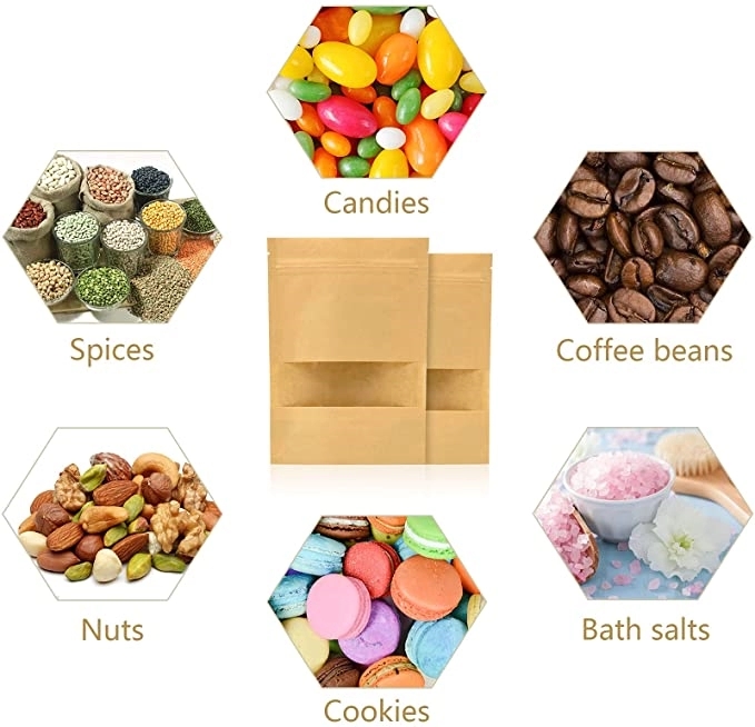 Resealable Ziplock Stand Up Bags with Matte Window 7
