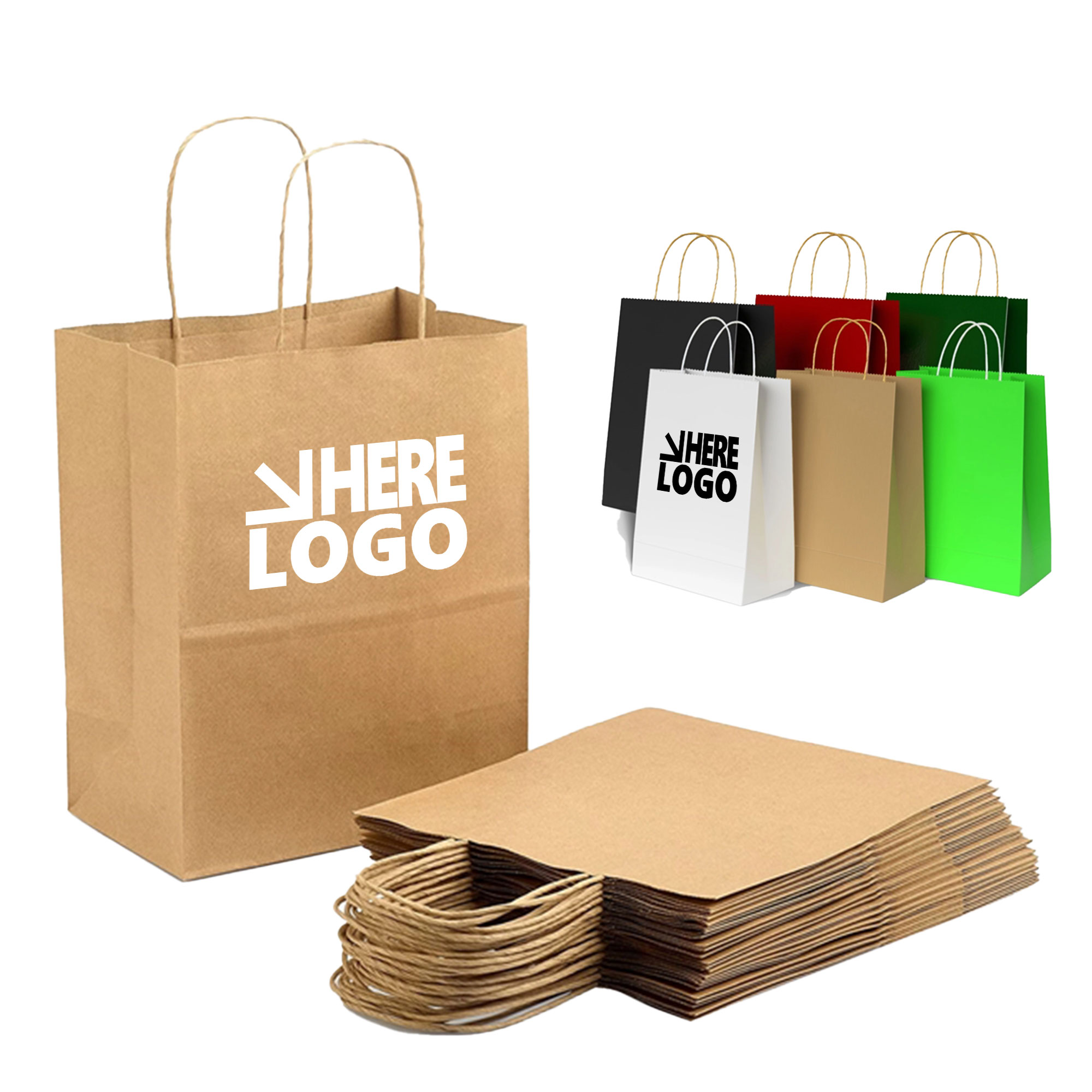 MOQ 100 Kraft Paper Bag 2