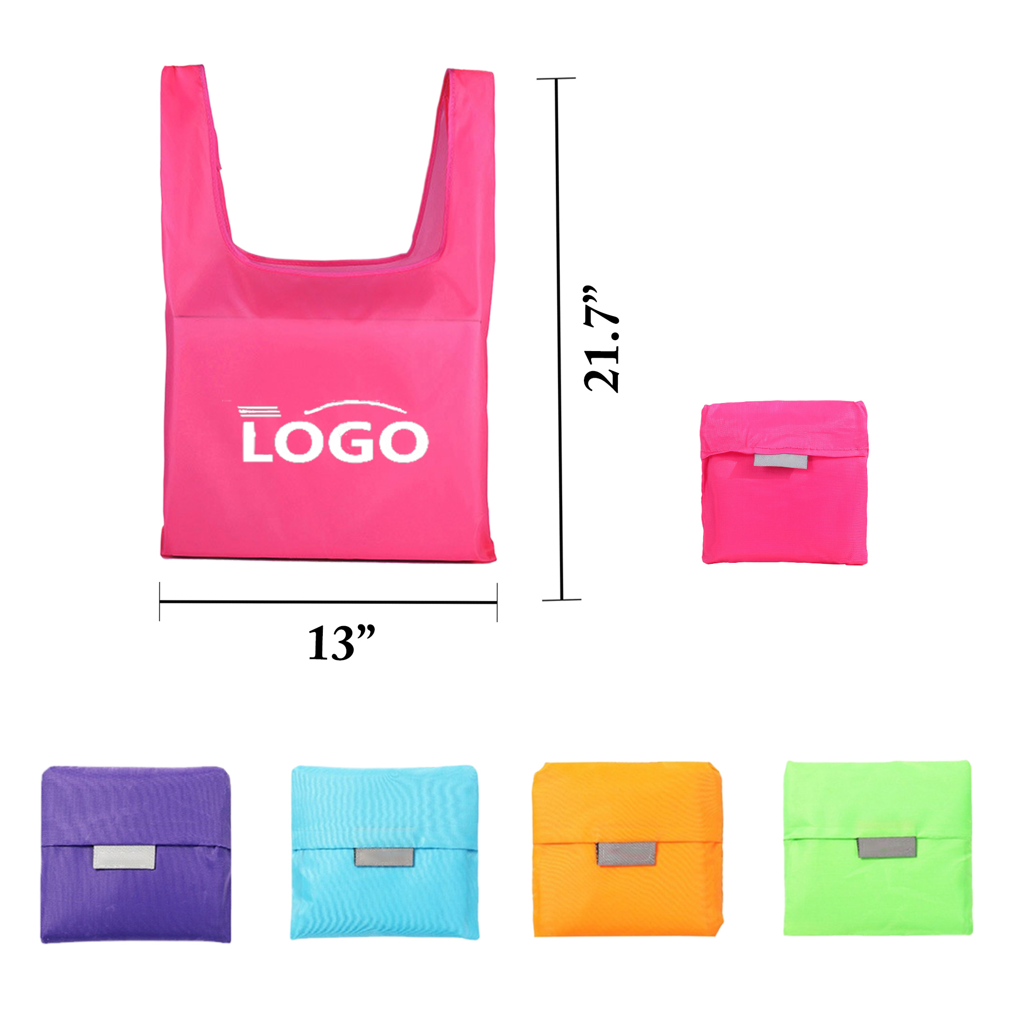 Foldable Oxford Shopping Tote, custom tote bag with logo imprint 2