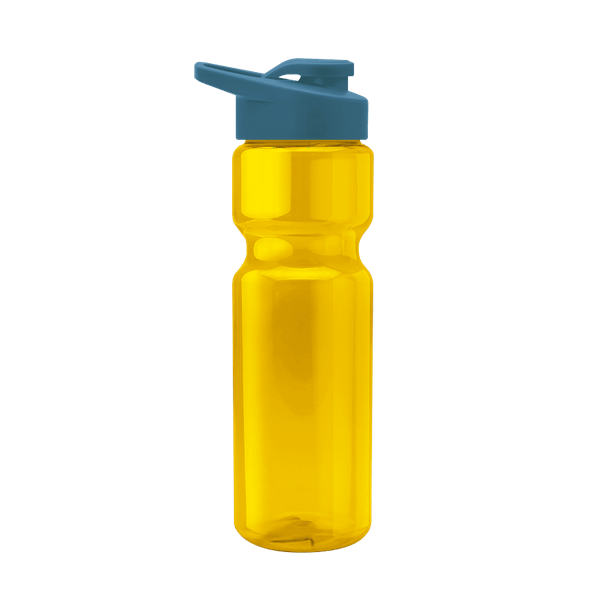 Blazer 28oz Transparent Bike Bottle w/Drink-thru Lid 2491