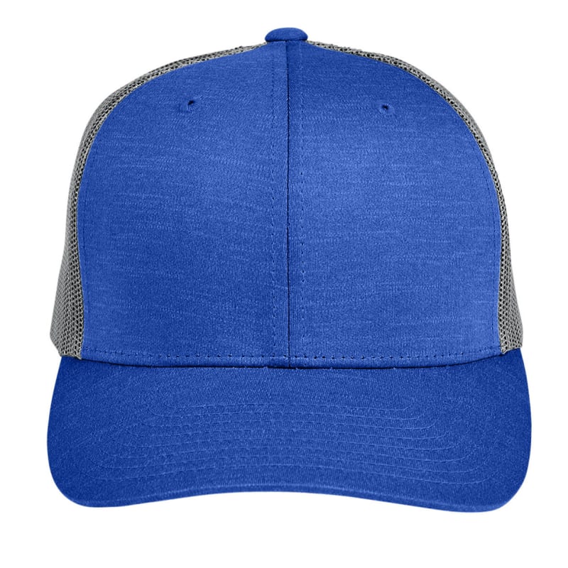 Team 365 By Yupoong® Adult Zone Sonic Heather Trucker Cap 1