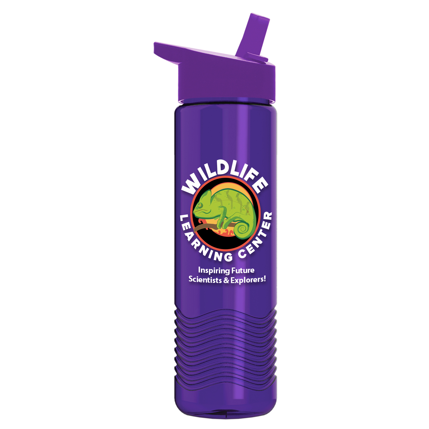 The Wave - 24 oz. Tritan Bottle with Flip straw and Digital imprint 7
