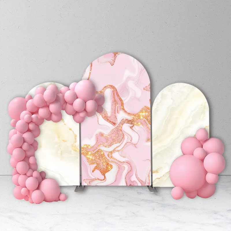 Custom Arch Cover Photo Backdrop Full Set 5