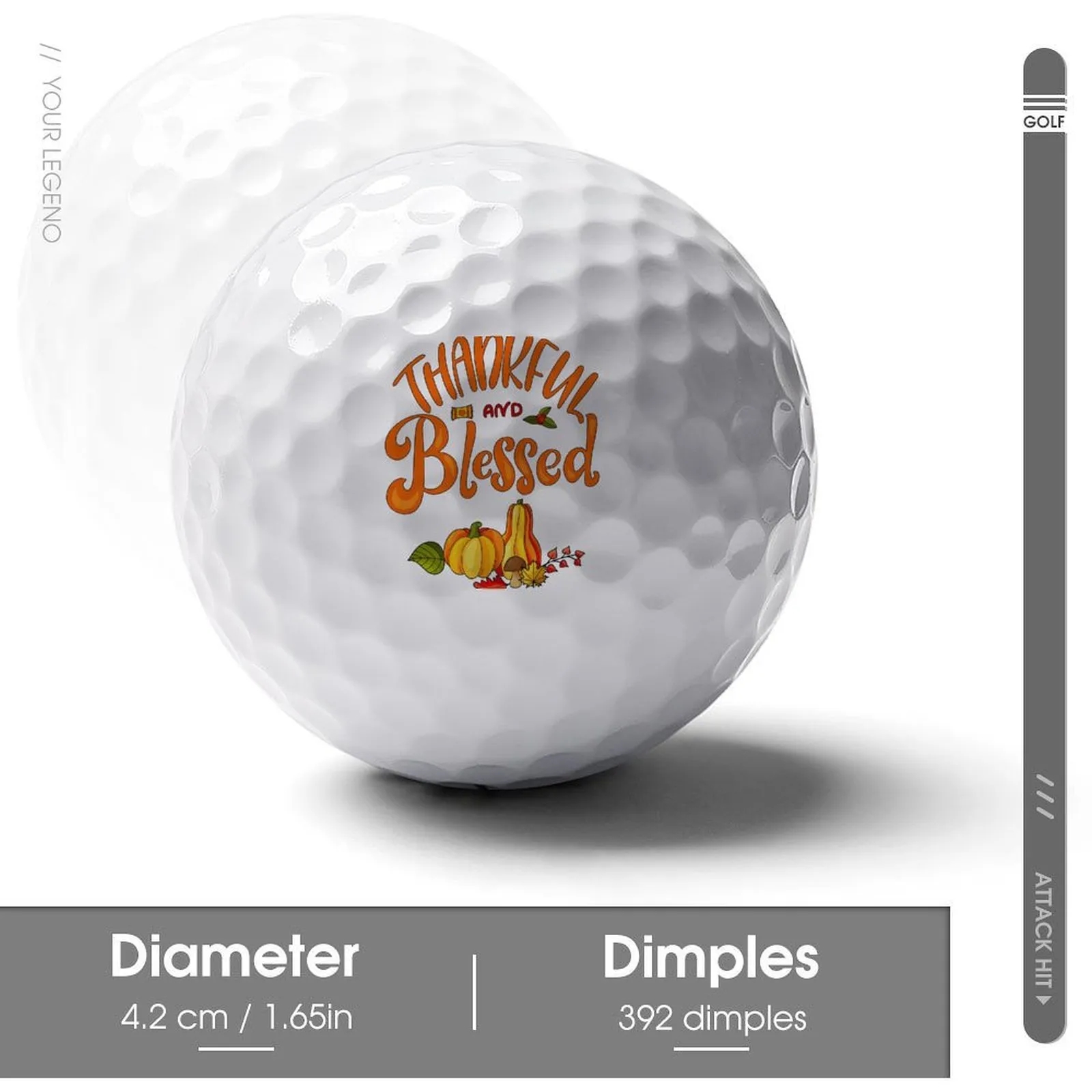 Custom Logo Golf Balls Bulk Order Wholesale Promo Golf Event Gifts 1