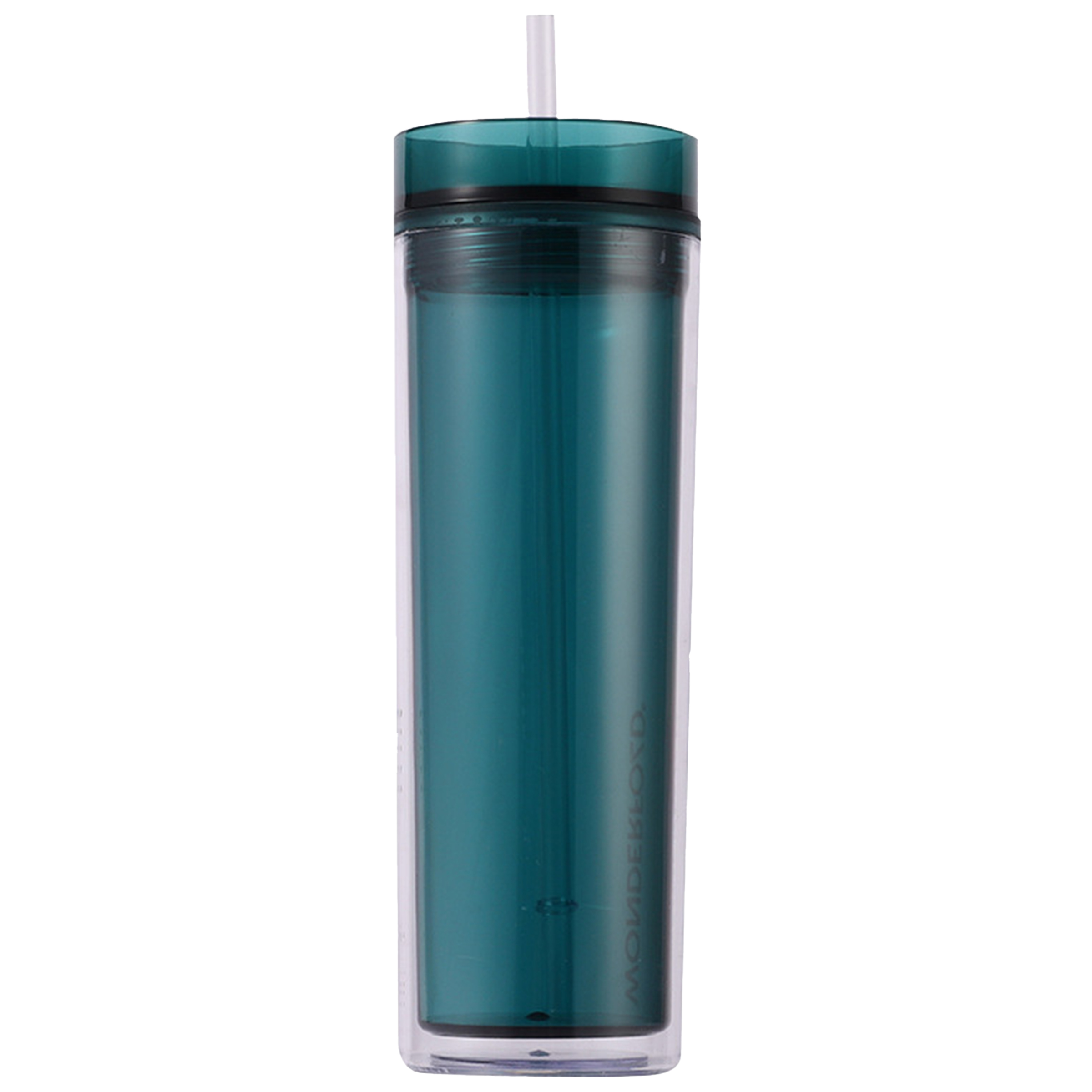 Polystyrene Double Layered Transparent Straw Cup 3
