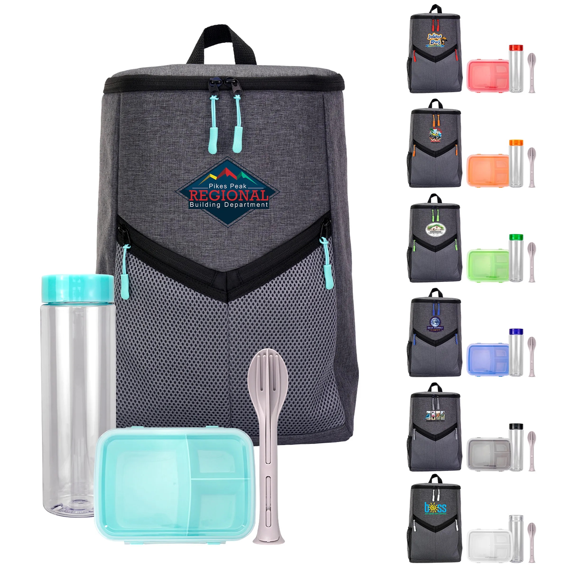 Victory Cooler Backpack Ultimate Lunch & Drink Set