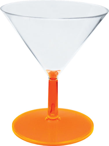 2oz Plastic Mini Stemmed Martini Glass CLOSE OUT 12