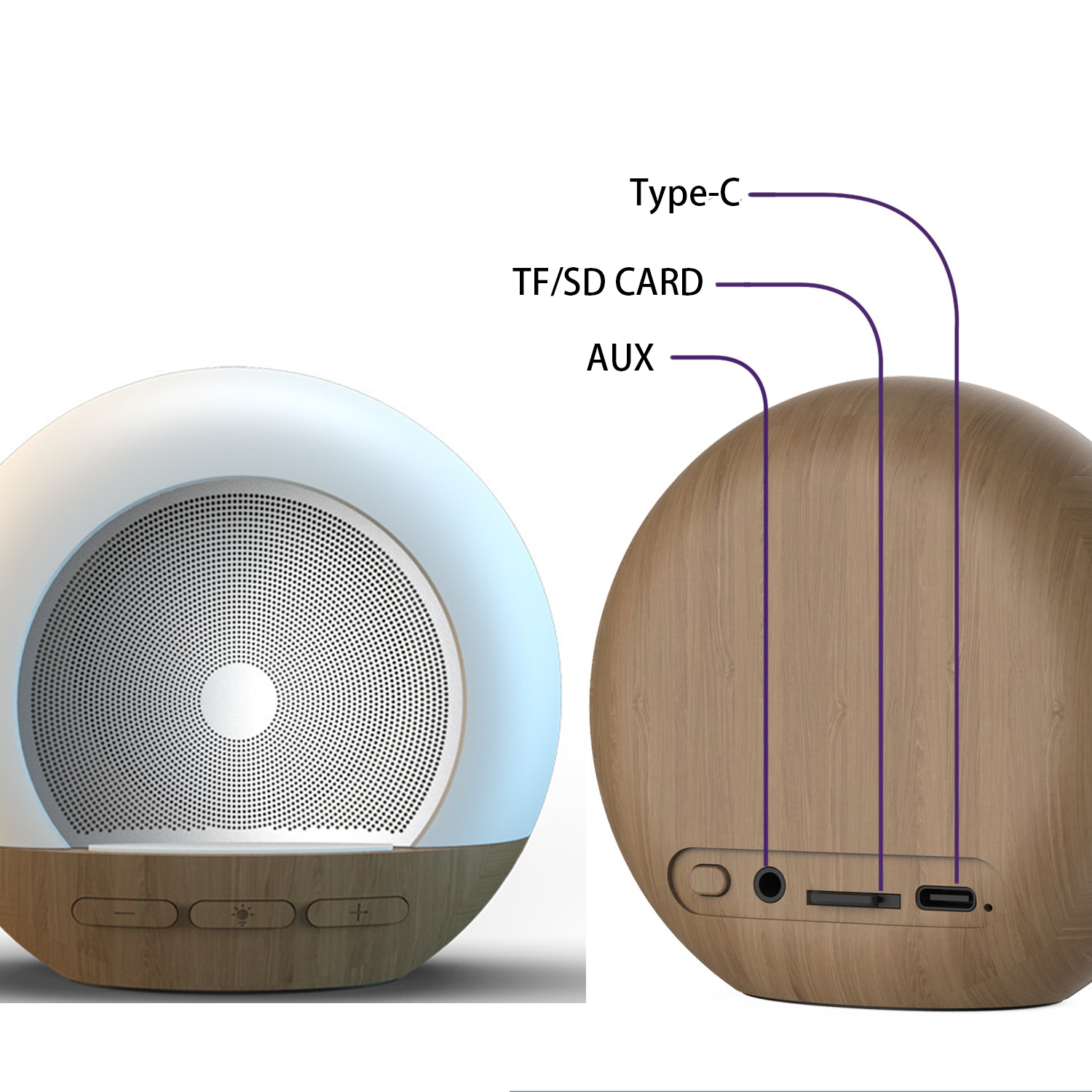 Mini Night Light Bluetooth Speaker 4