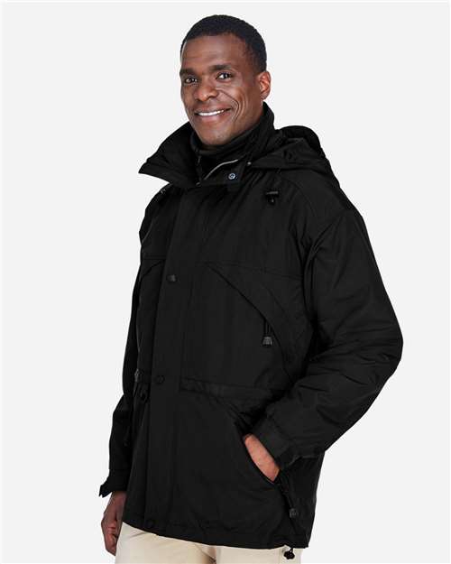 Men's 3-in-1 Parka with Dobby Trim - 88007 7