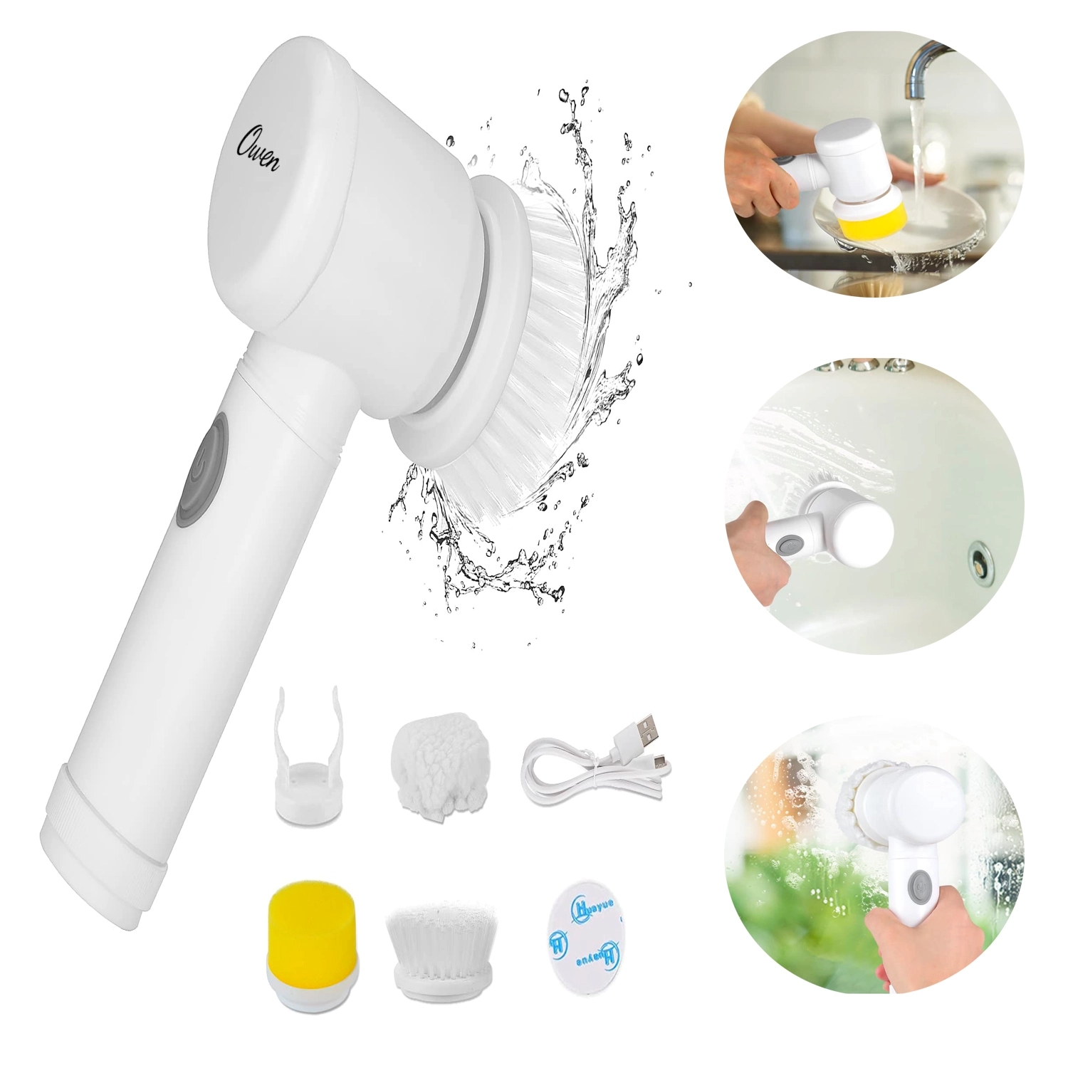 Rechargeable Multifunctional Electric Cleaning Brush 2