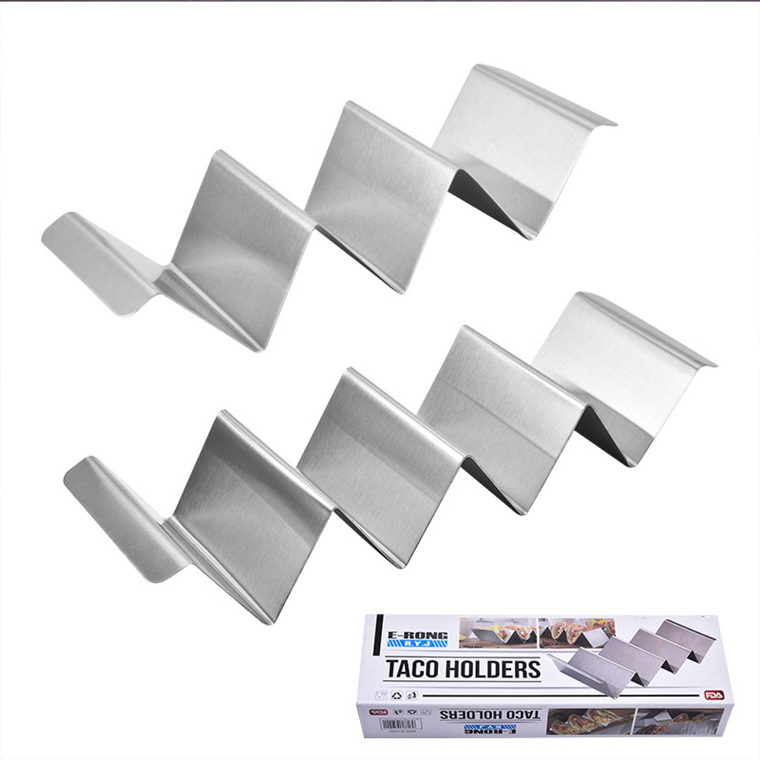 W-Shaped Stainless Steel Tortilla Holder 2