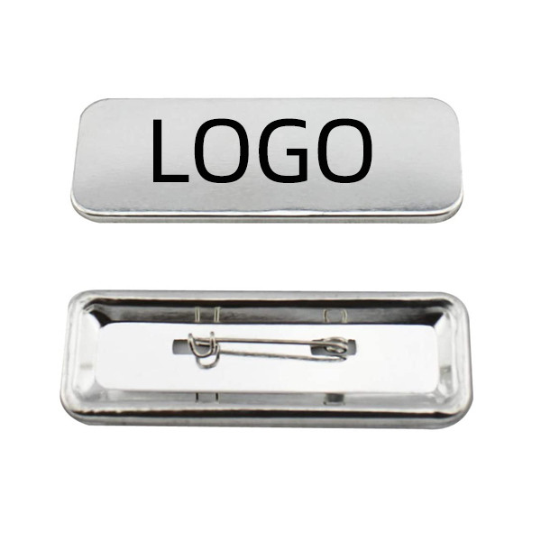 2 3/4" Rectangular Button Badge 2