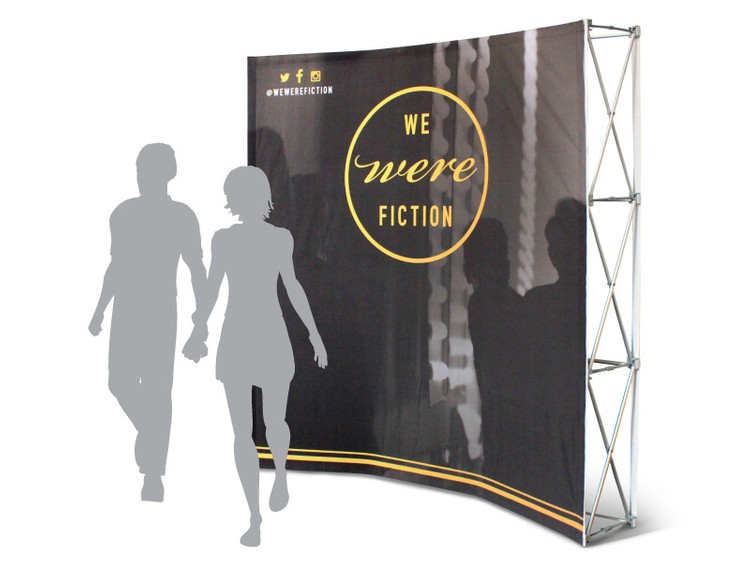 8x8 Curved Pop-Up Wall Display