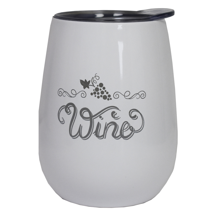10oz Stainless Wine Glass