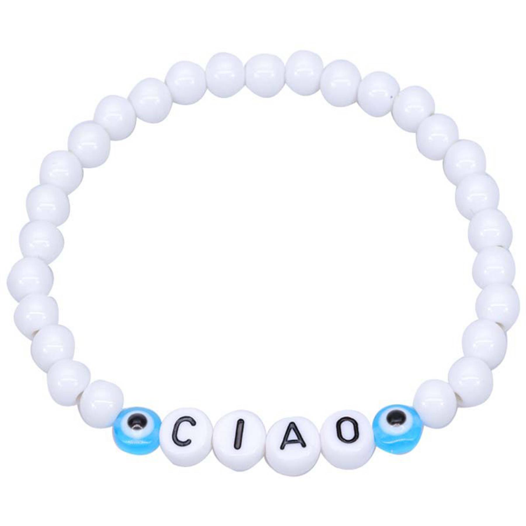 Plastic Handmade fashion letter beaded bracelet 10