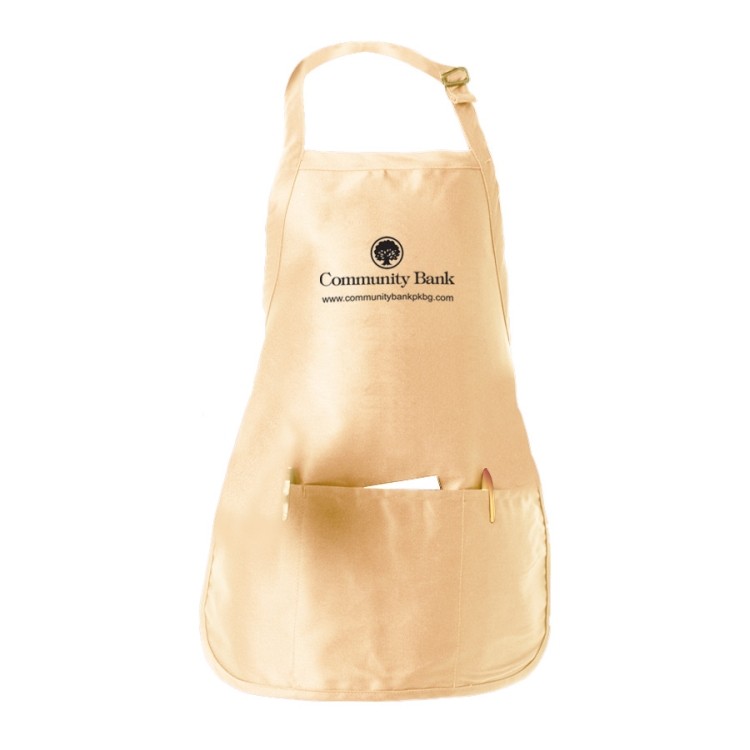 Medium Length Apron w/Pouch 5