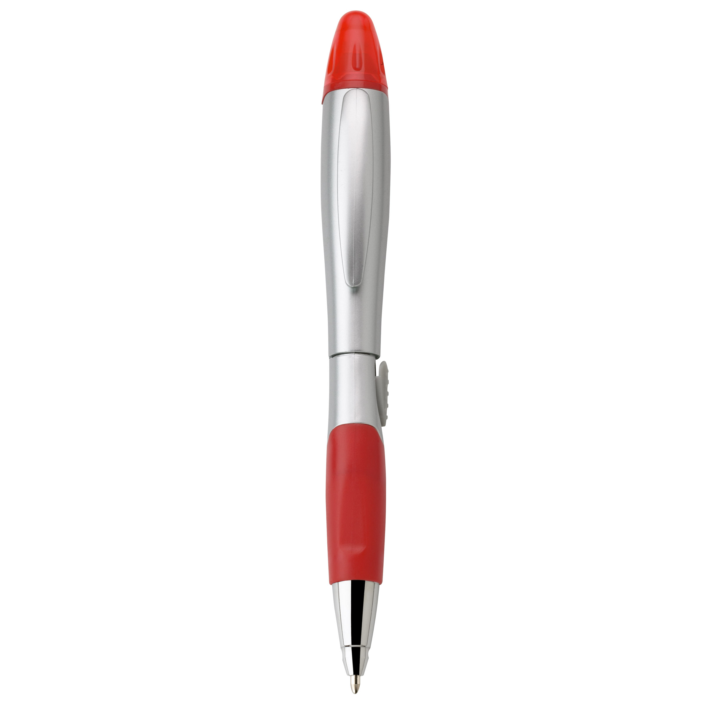 Silver blossom ballpoint penhighlighter 77