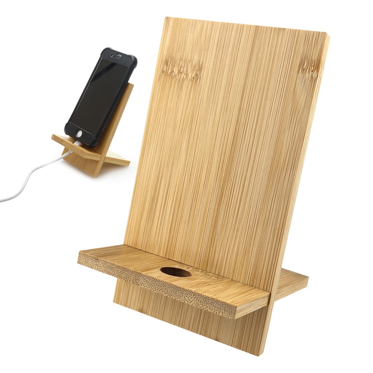 Bamboo Phone Holder 3