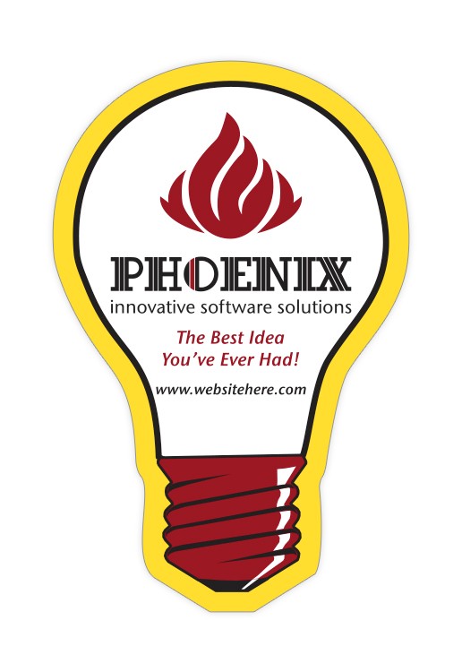 Magnet - Lightbulb Shape (2.25x3.5) - 20 Mil 1