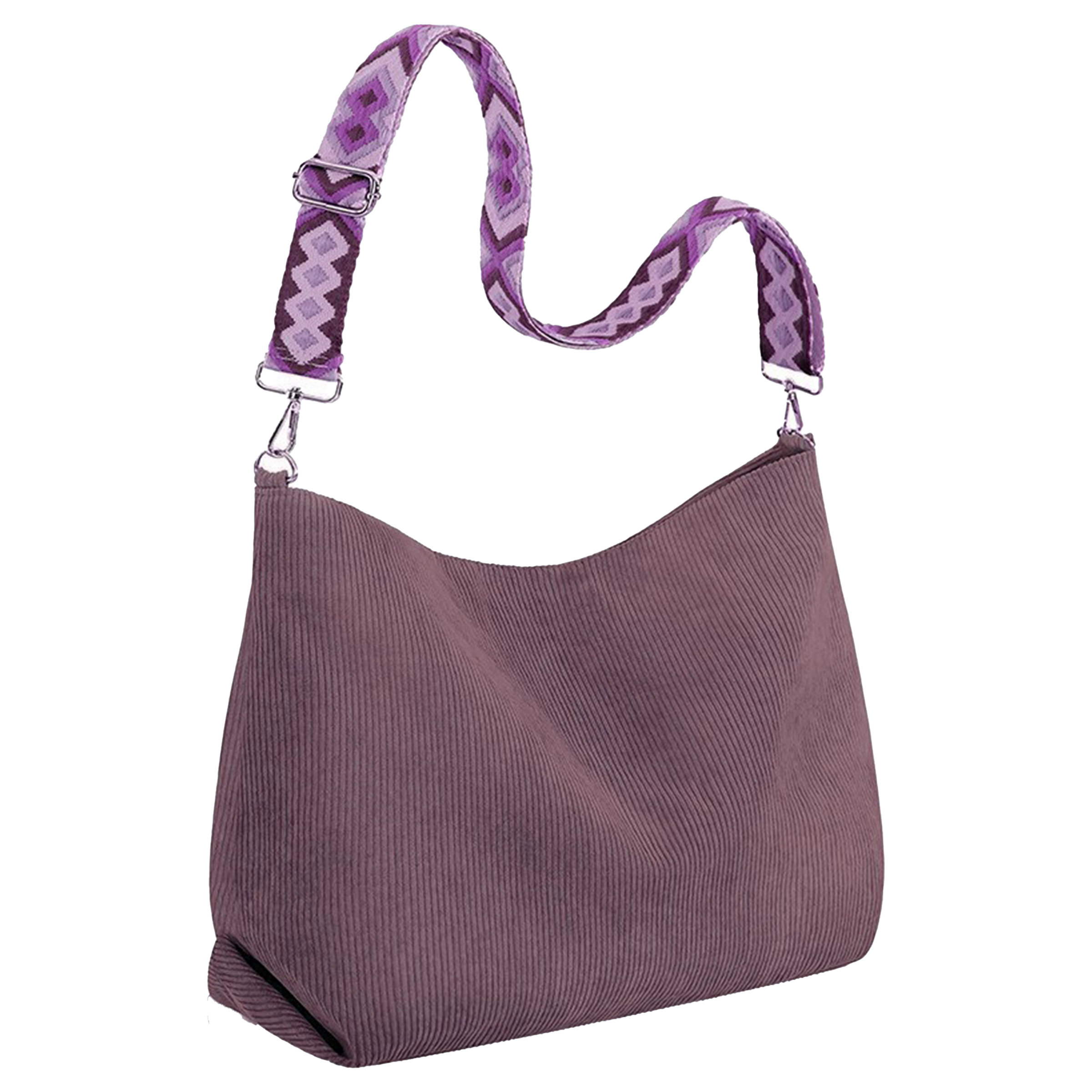 Corduroy Large Capacity Adjustable Mailman Bag 8