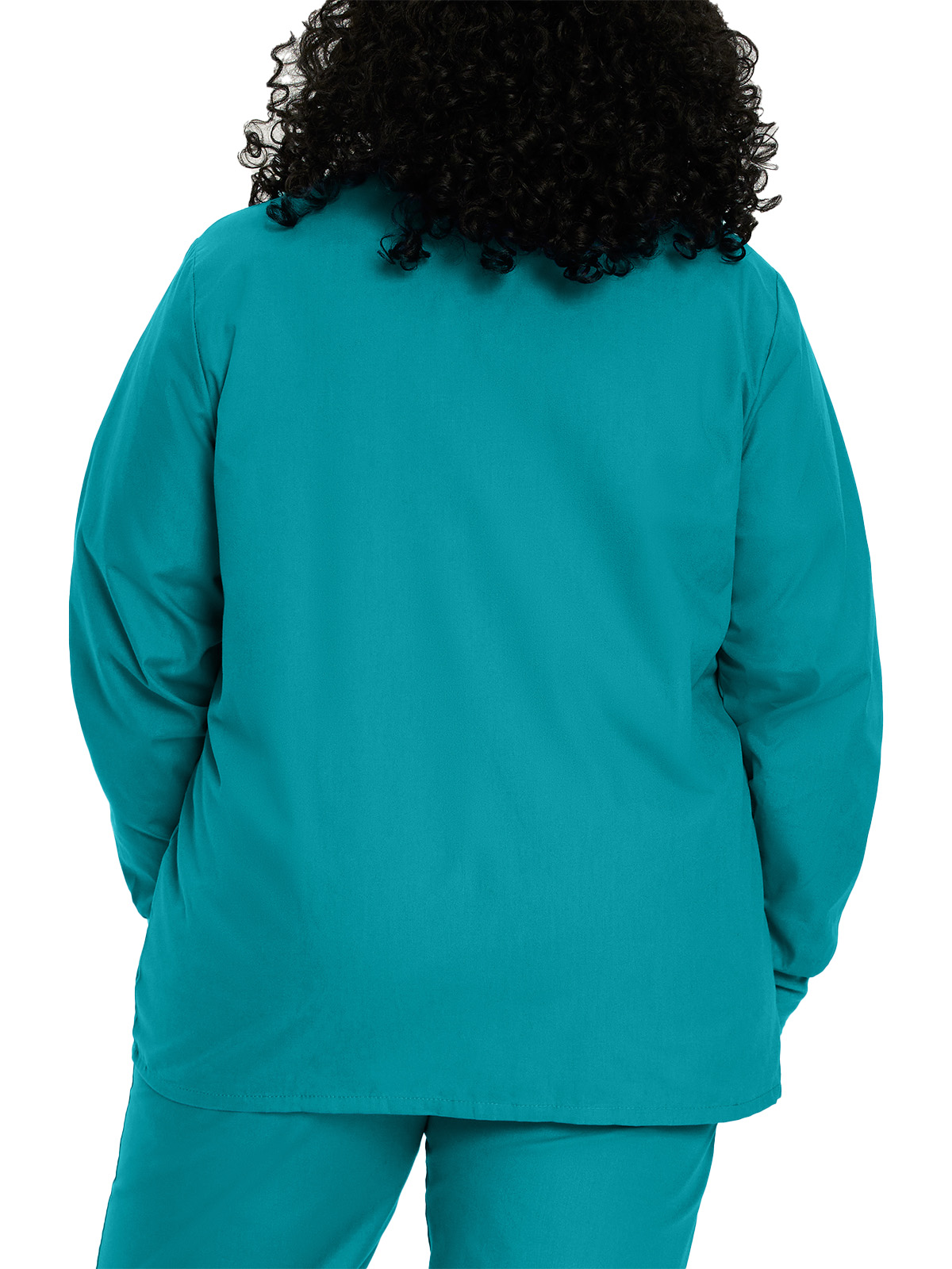Landau - Essentials - Women's Four-Pocket Crew Neck Warm-Up Jacket 43