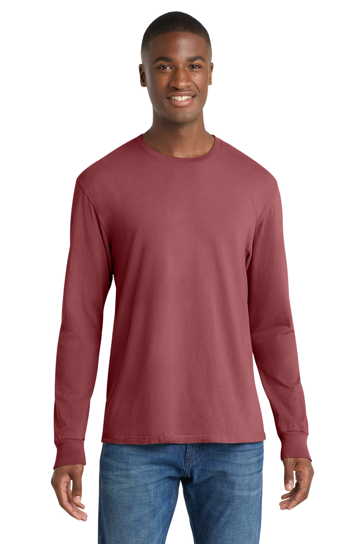 Port & Co Beach Wash Garment-Dyed Long Sleeve Tee PC099LS 39