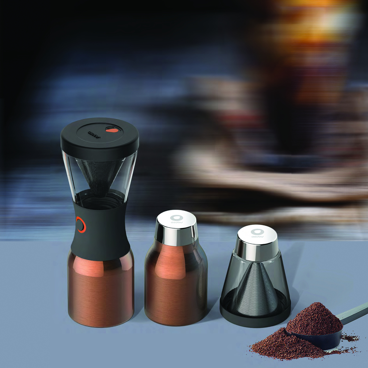 Asobu 34 Oz. Coldbrew Insulated Portable Brewer 39