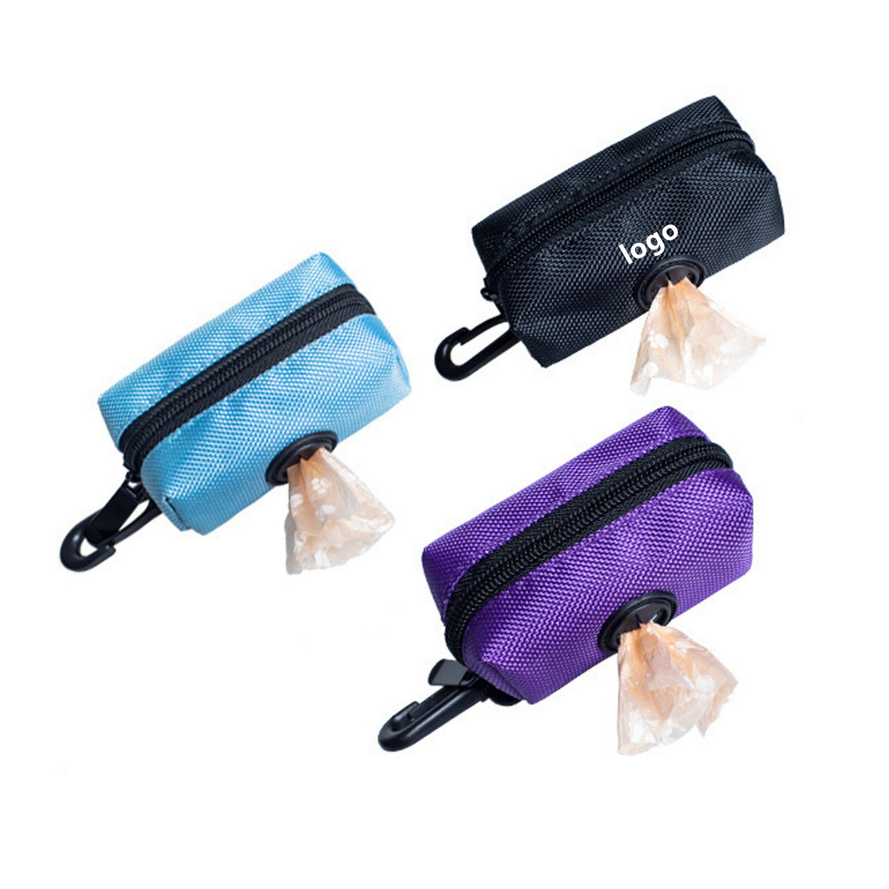 Dog Poop Bag Pouch Leash Attachment 1