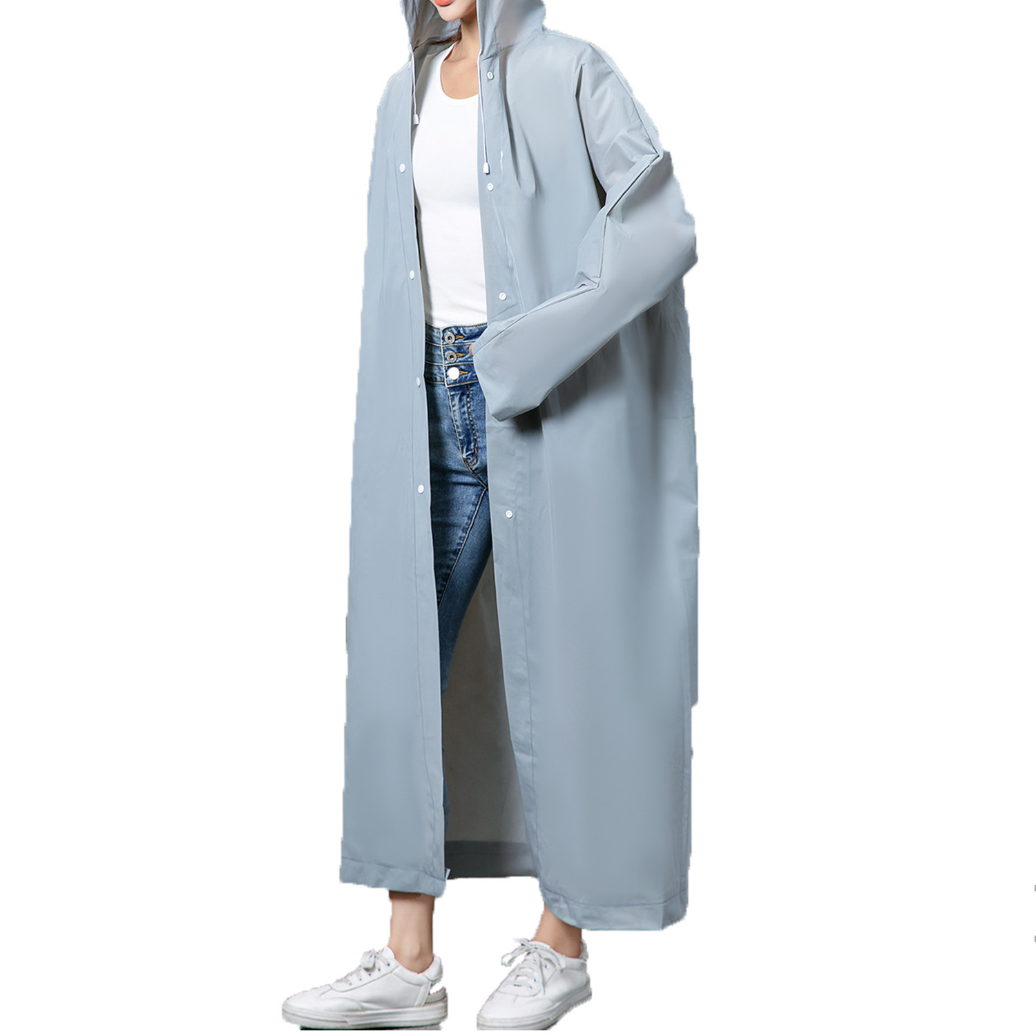 Adult EVA Thick Waterproof Outdoor Raincoat 6