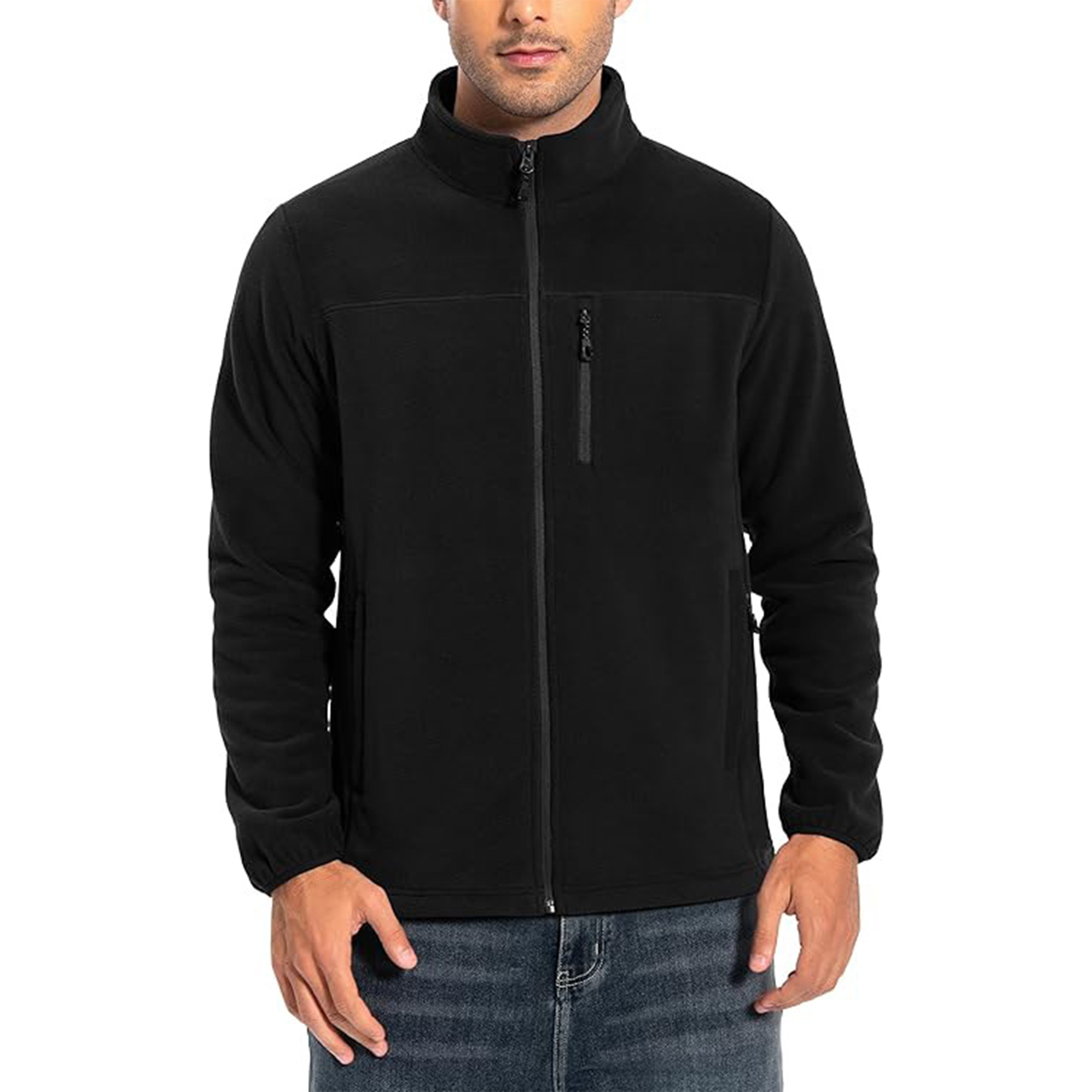 Men Lightweight Polar Fleece Jacket 3