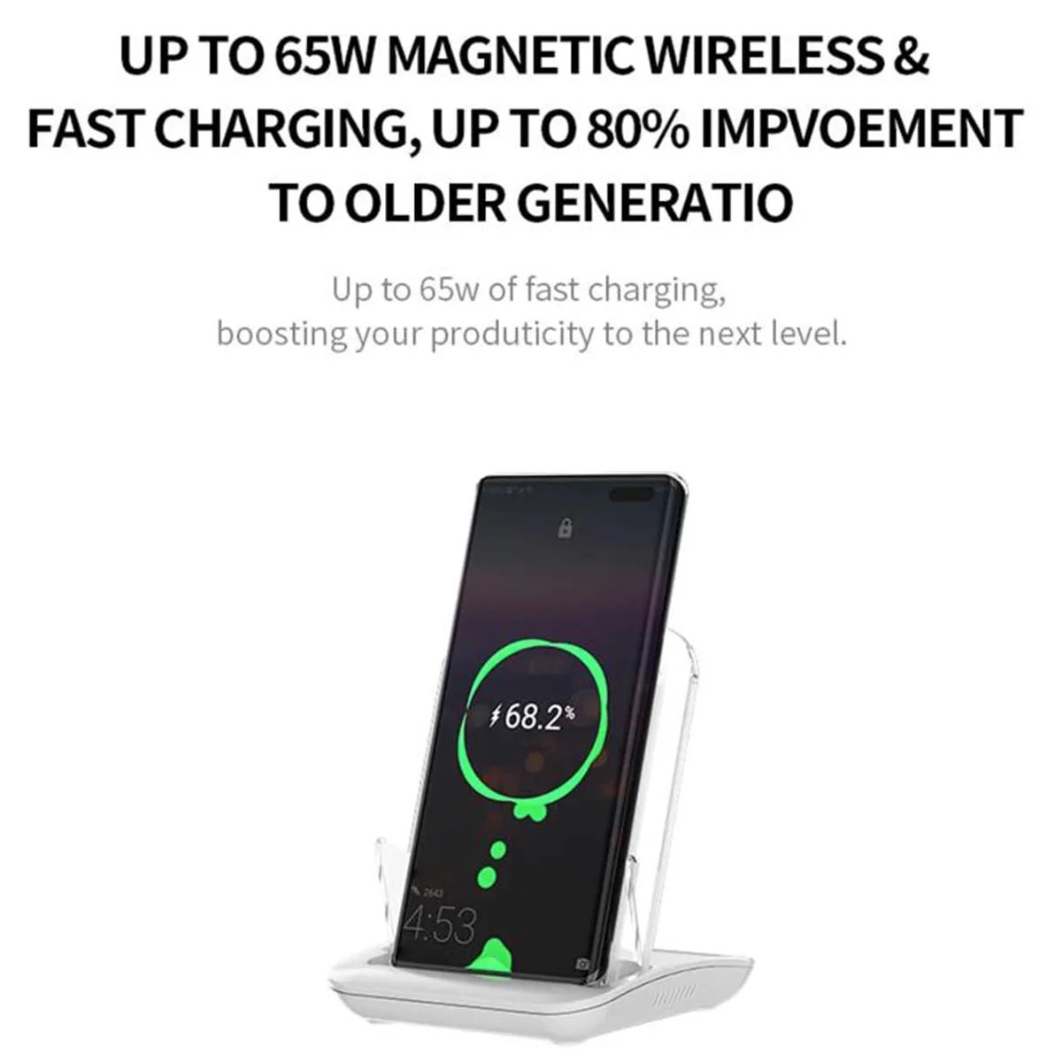 Magnetic Flash Amplification Wireless Phone Charger Holder 3