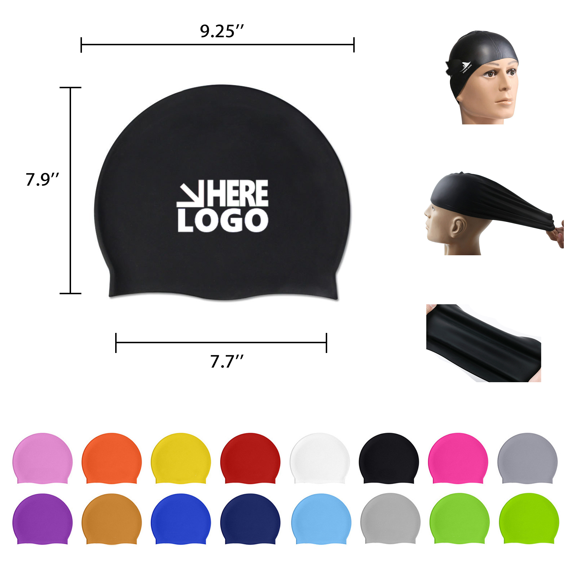 Silicone Swim Cap 1