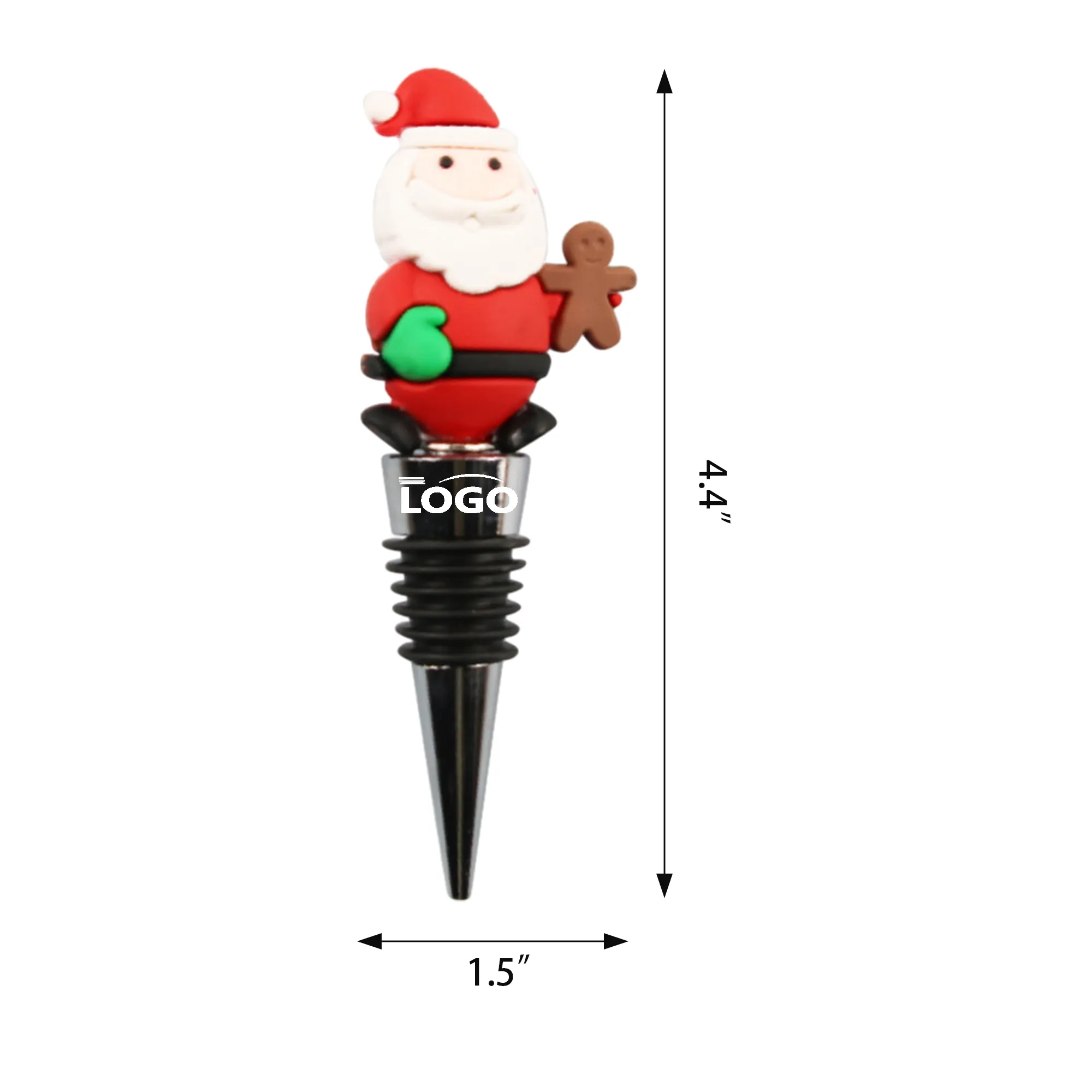 Christmas Wine Bottle Stopper MOQ 50PCS 3
