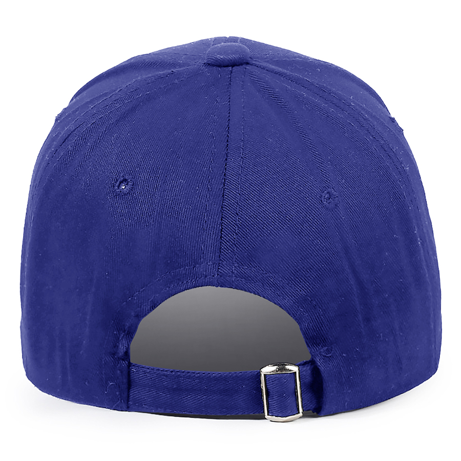 Stock Solid Color Cotton 6-Panel Baseball Cap w/ D-Ring 46
