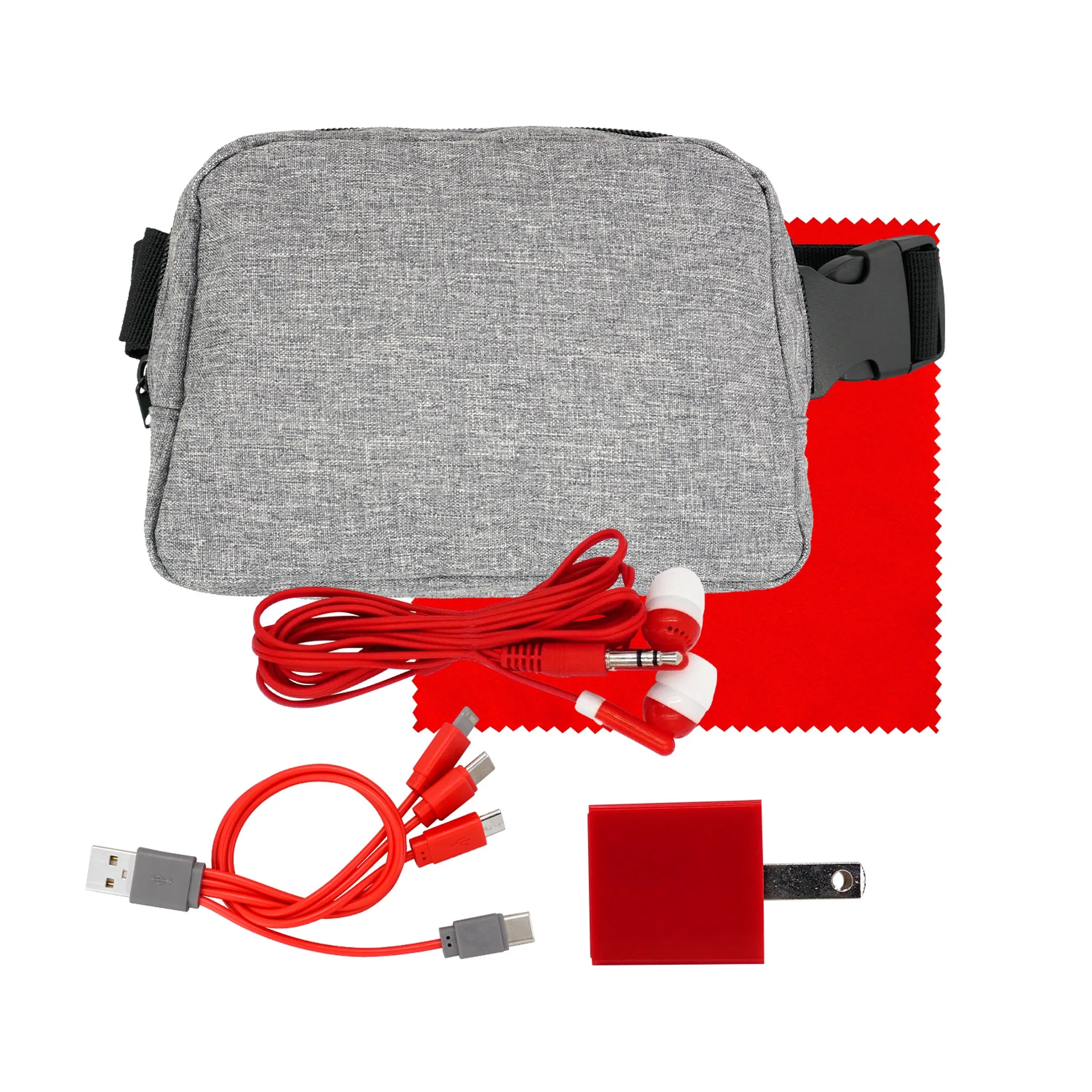 RECYCLED FANNY PACK ULTIMATE TRAVEL SET 5