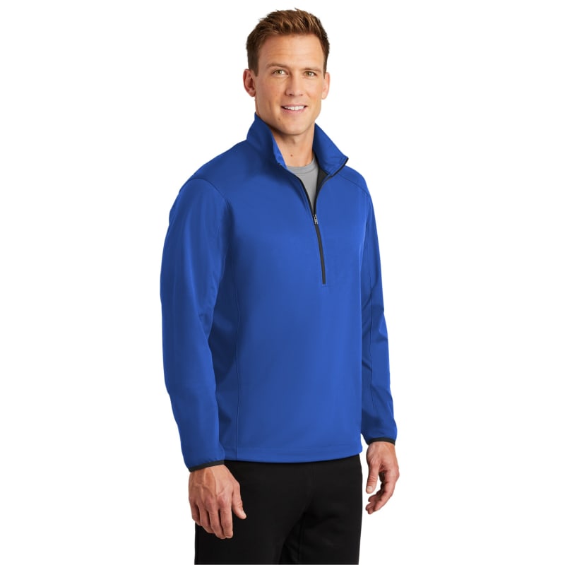 Port Authority Active 1/2-Zip Soft Shell Jacket. 22
