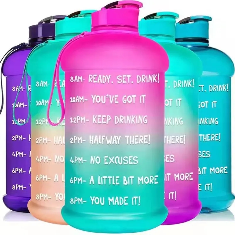 74oz Motivational Water Bottle with Time Marker 2