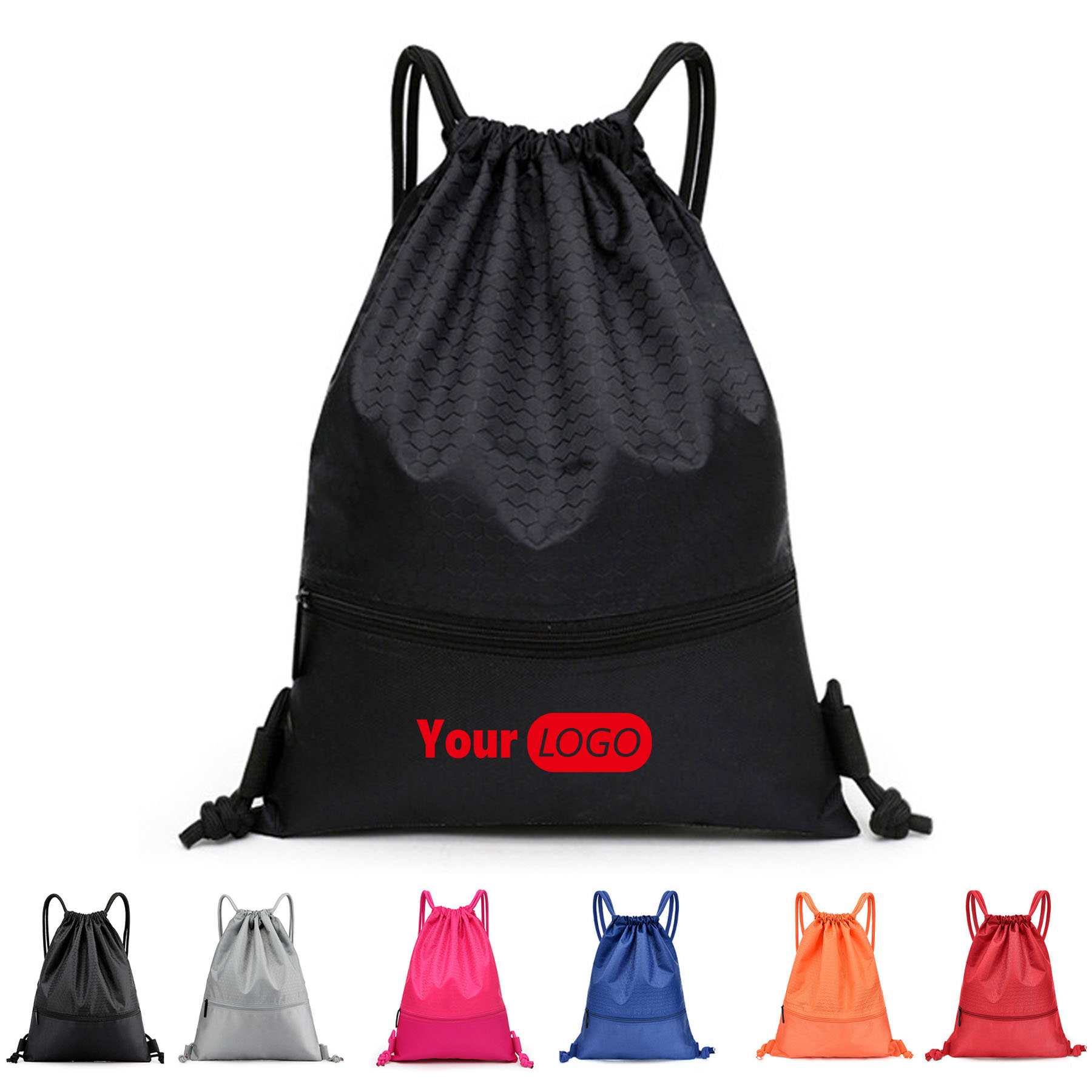 Nylon Sports Drawstring Bag 7