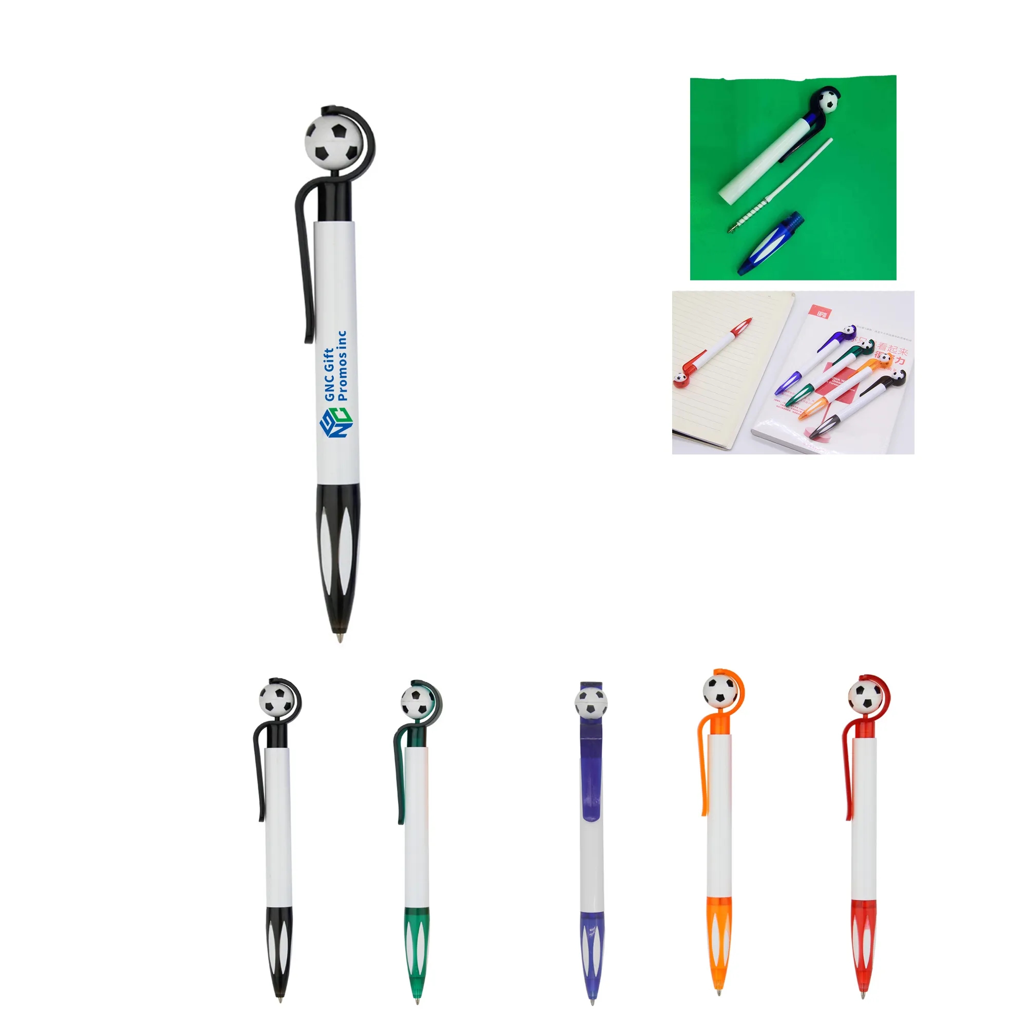 Creative Rotating Football Shape Ballpoint Pen 2