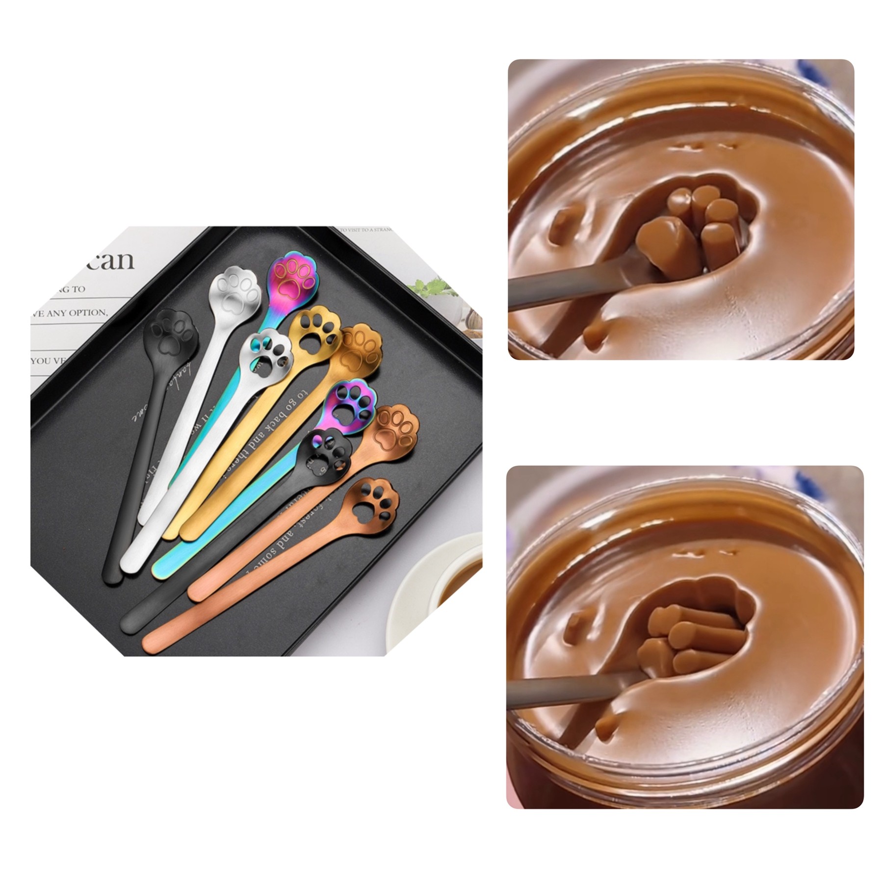 Cat Paw Coffee Spoons 5