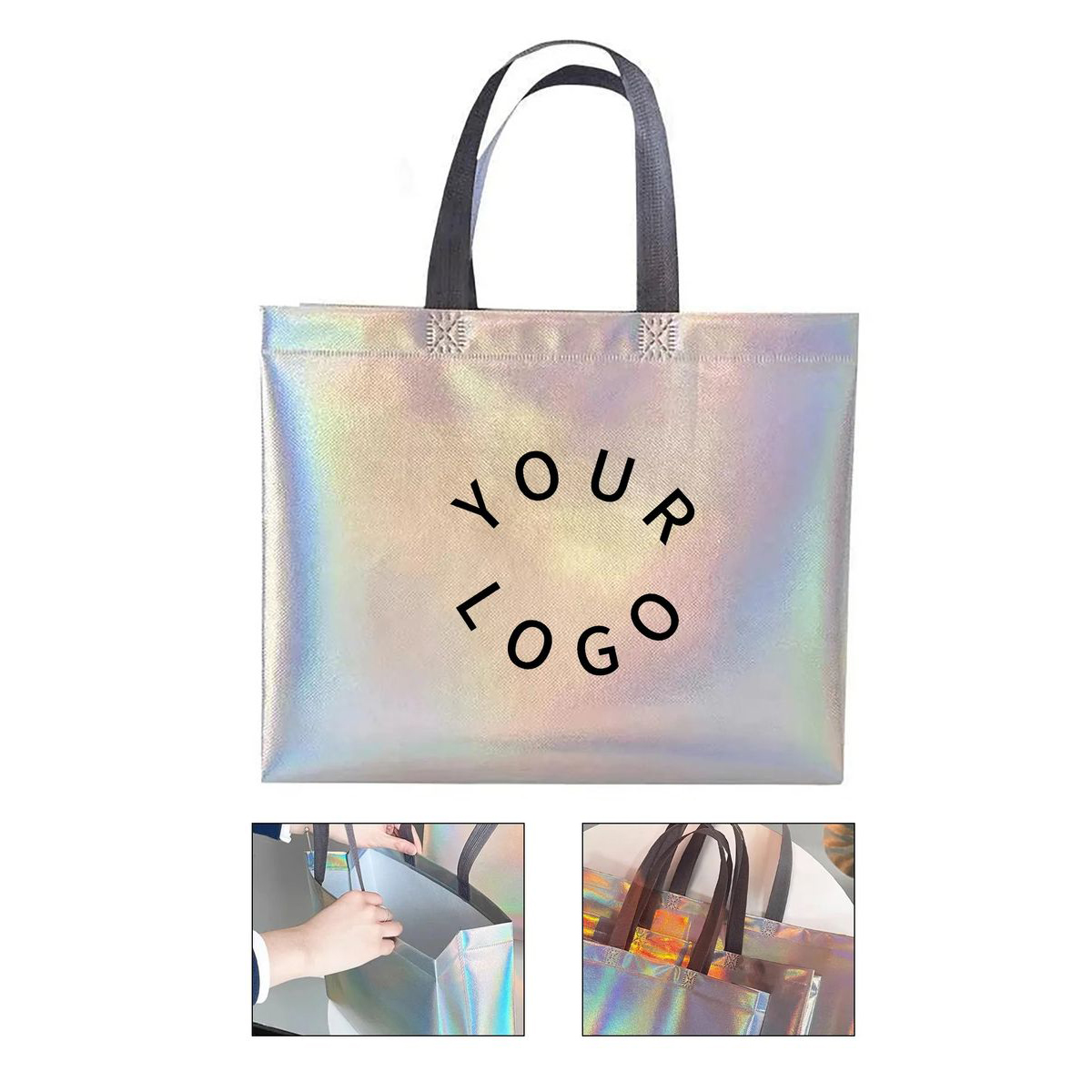 Reusable Glitter Gift Bag for Retail or Promotion 2
