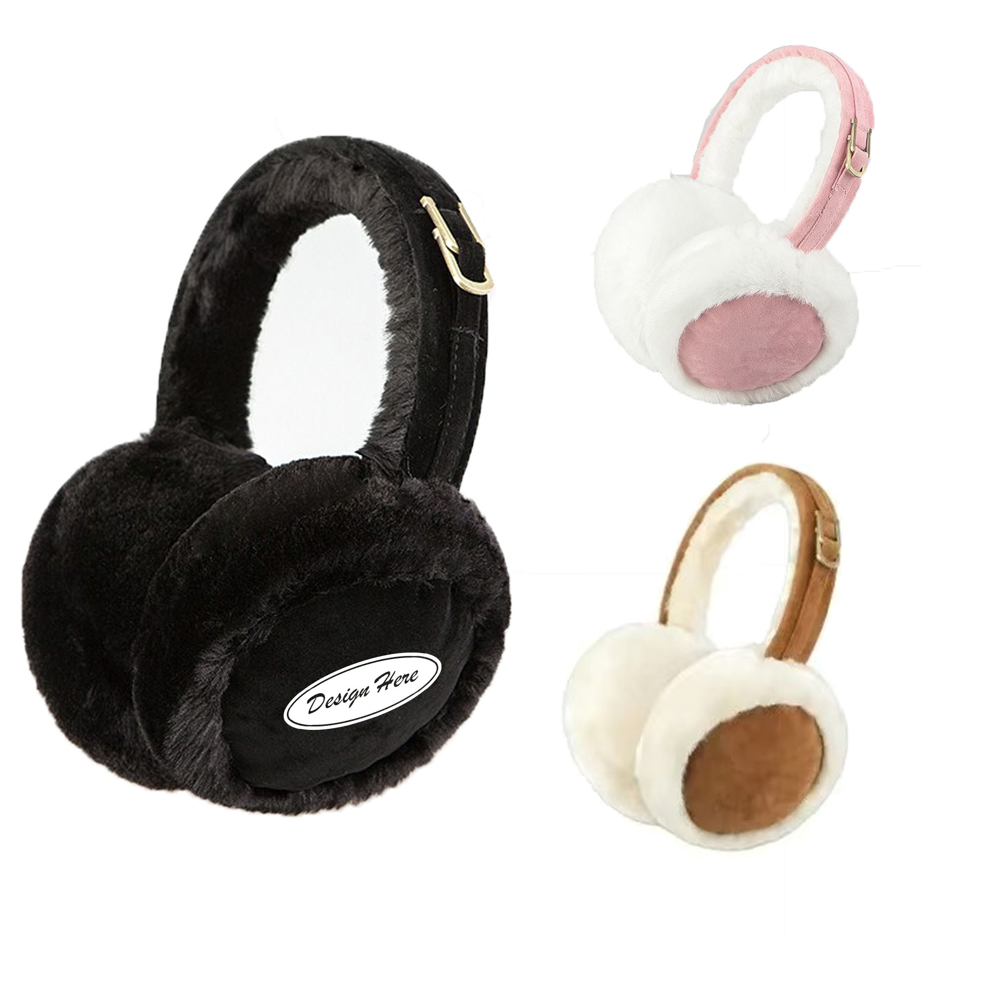 Winter warm plush earmuffs 2