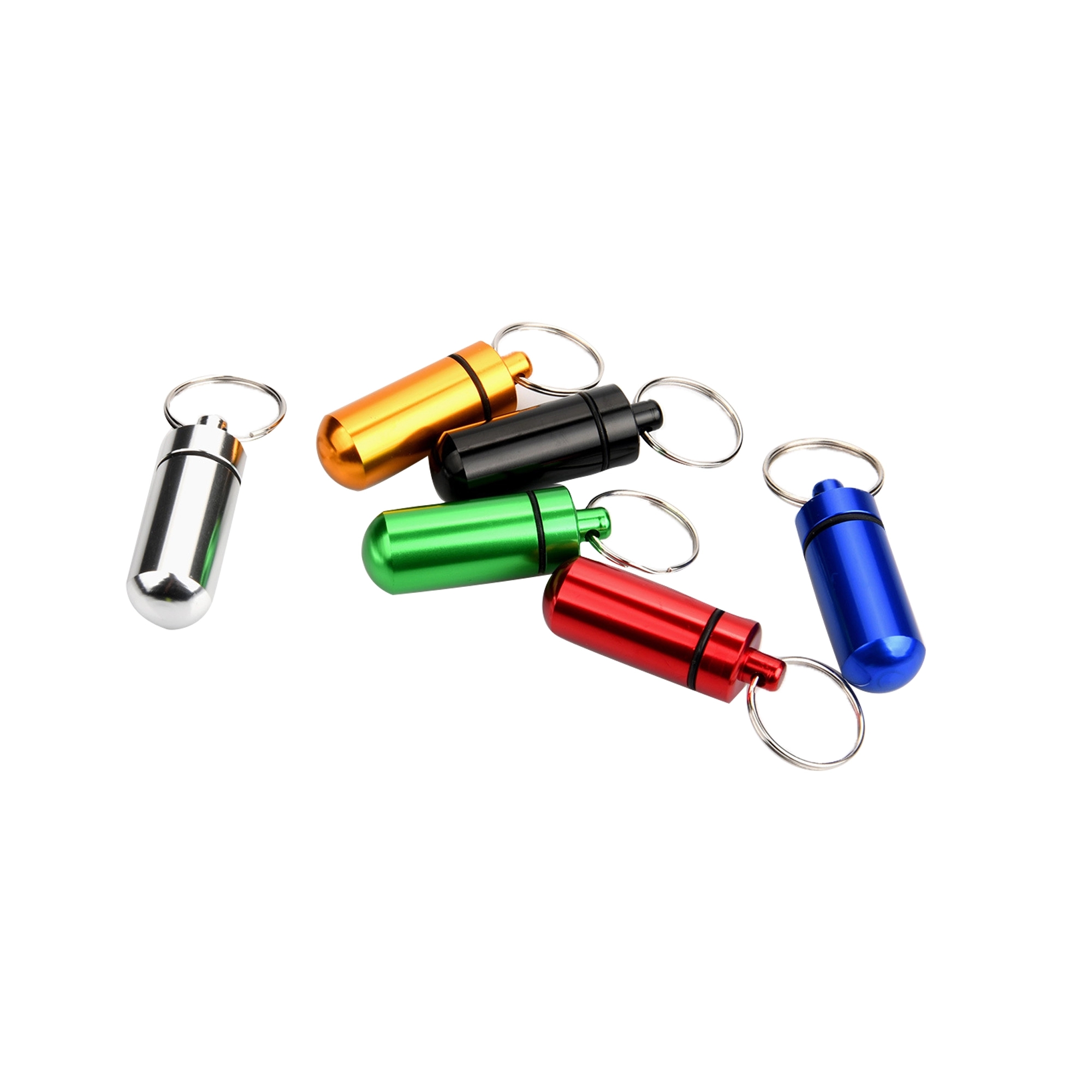 Mini Portable Aluminum Alloy Pill Bottle 1