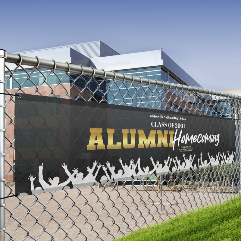 Custom 3' X 12' Mesh Banners 2