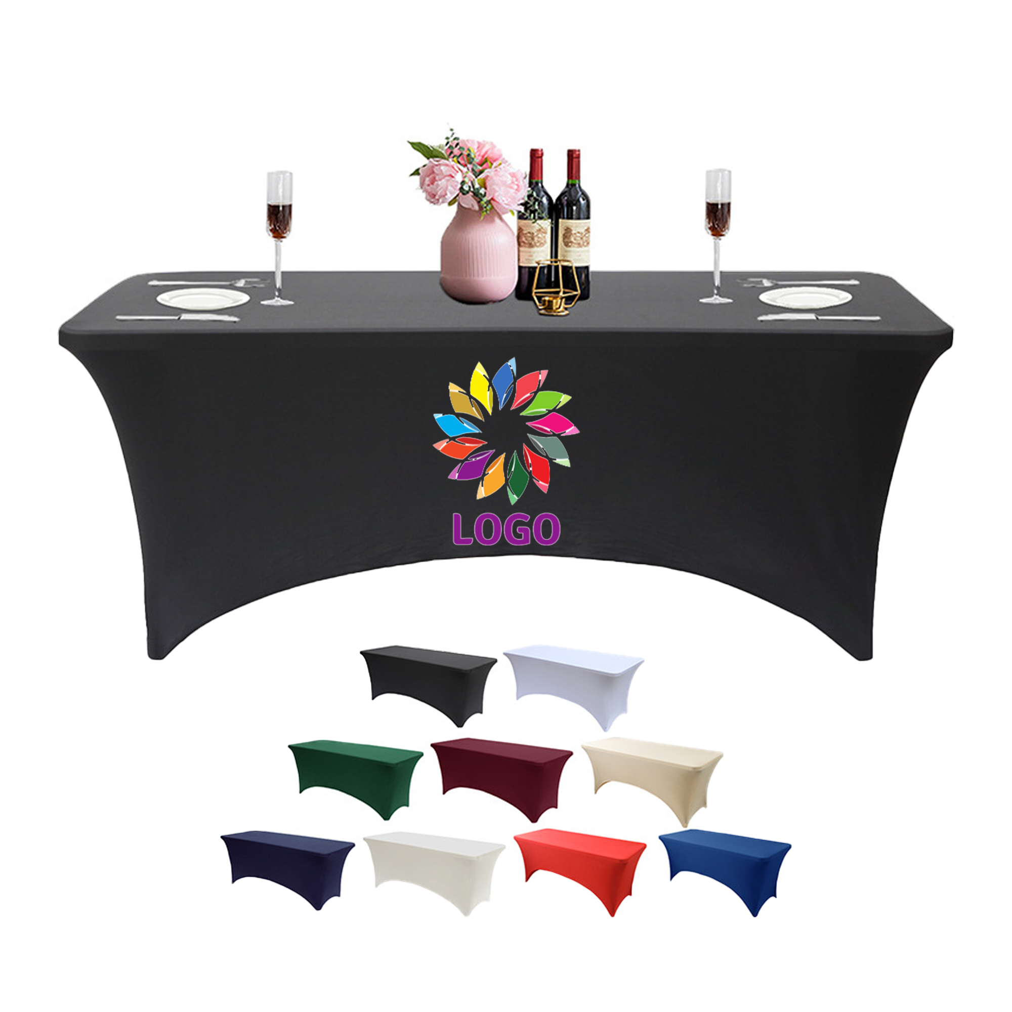 Multi-Color Tablecloths Available 1