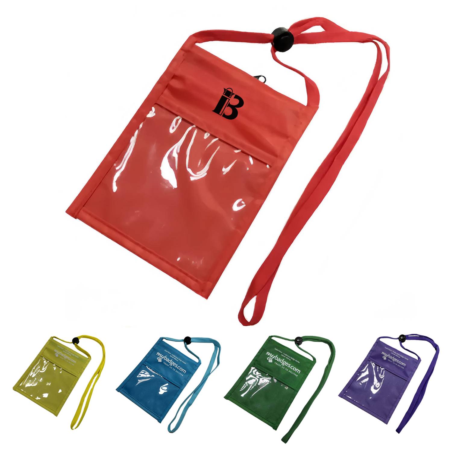 Nylon Lanyard ID bag